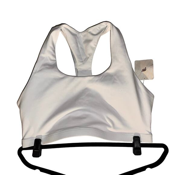 Fabletics BNWT Medium Impact Sports Bra xl black/white - Picture 1 of 4